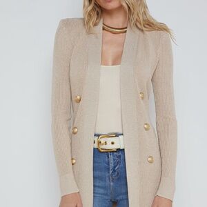 L'agence Noe Double Breasted Cardigan -  Small